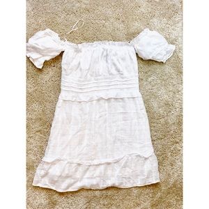 🕊Off-The-Shoulder White Dress🕊